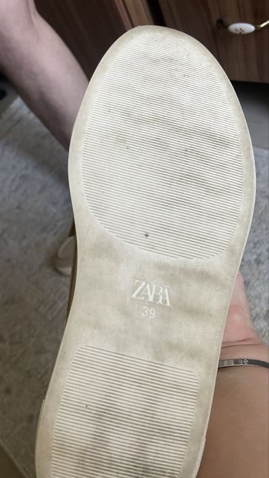 Espadrile  zara piele naturala 39