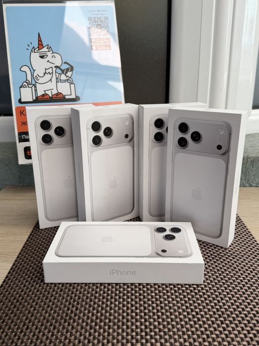 НОВ! 256Gb *ЛИЗИНГ* iPhone 17 Pro Max Silver / Гаранция Айфон