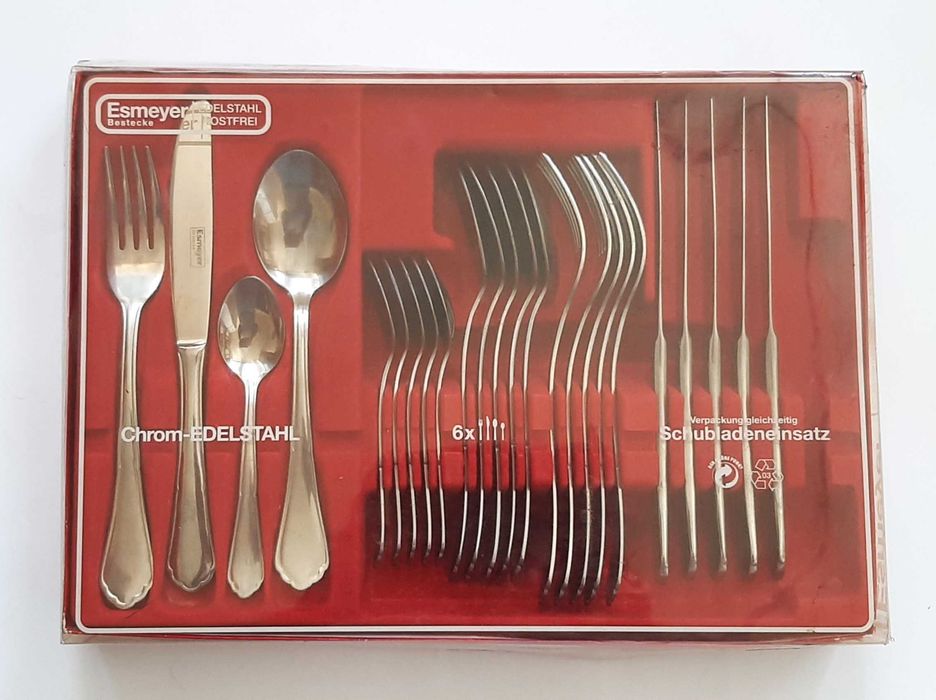 ESMEYER - НОВИ немски прибори за хранене сервиз за 6 човека нож ножове