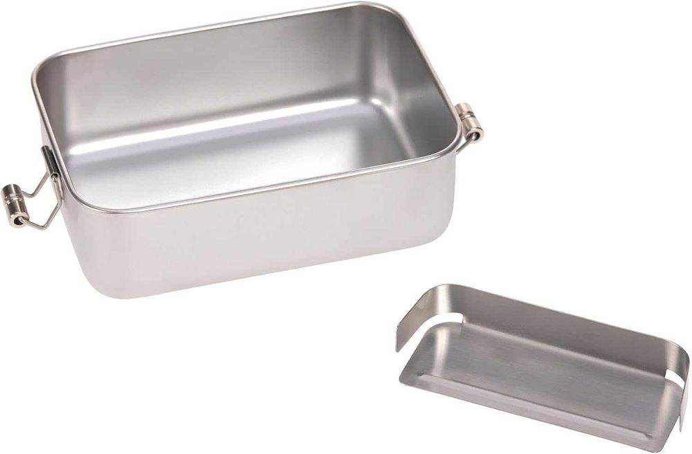 LÄSSIG Children's Lunch Box Stainless Steel and Bamboo Breakfast Box Sustainable Nursery School Lunch Box Stainless Steel Bamboo Happy Prints