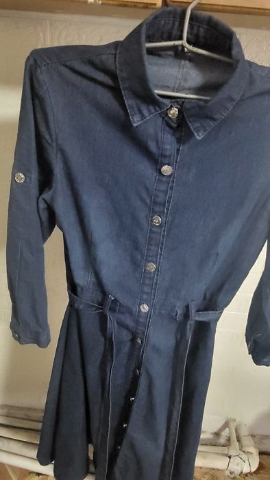 Джинсовое платье