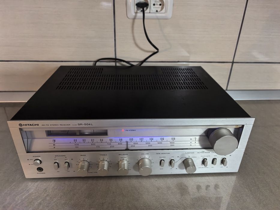 Amplificator Hitachi SR 504 L amplituner tuner made in Japan