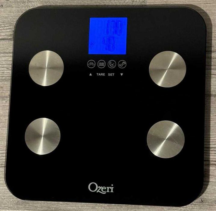 Cantar inteligent Ozeri Touch max 200kg, Grăsime/Mușchi/Oase/Hidratare