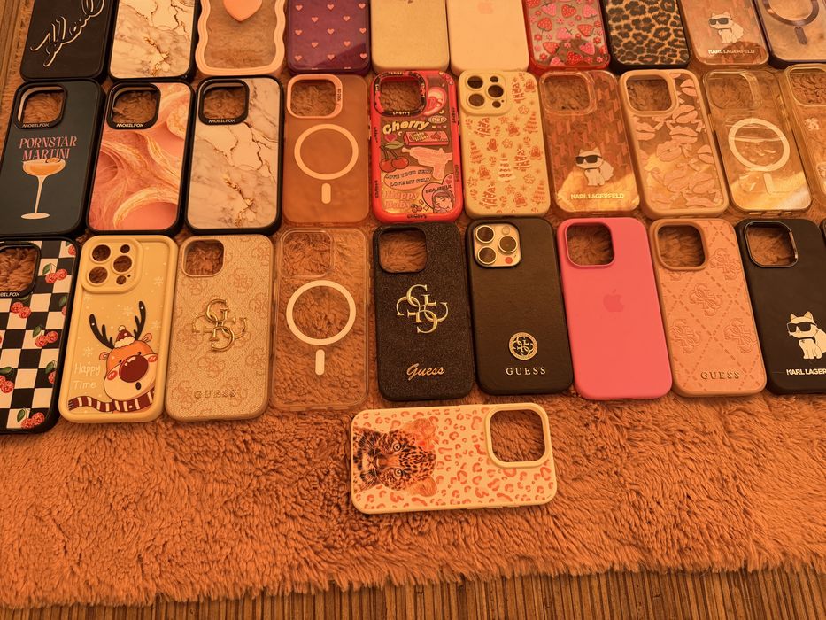 Husa huse iphone 15 pro Guess,MobilFox,Karl Lagerfeld si Originale
