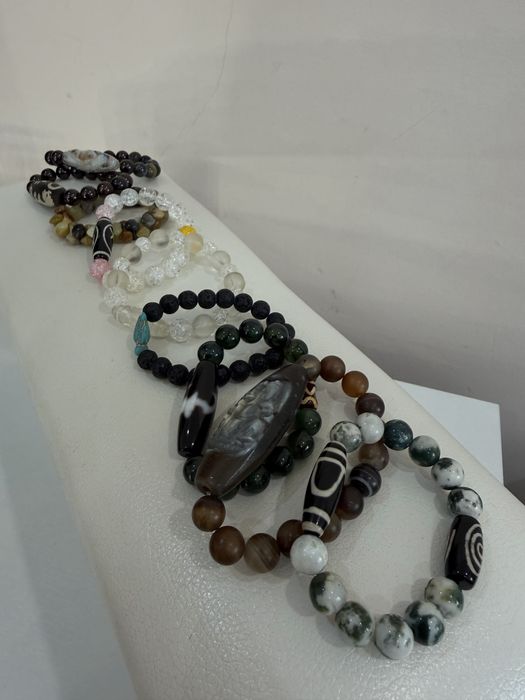 Бусины Дзи старинные