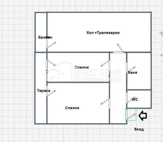 Дава се под наем Тристаен апартамент в Търговище, Вароша - 86 кв.м за 398.82 € - Снимка #9