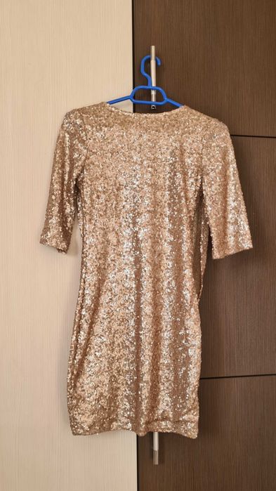 Rochie paiete "gold"