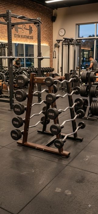Резиновая штанга Фиксированная штанга прямой зикзаг 10 до 50 кг