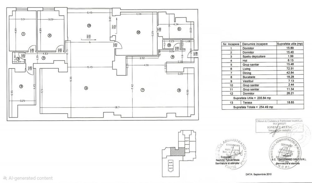 0% Comision! Penthouse 254mp | Living 116mp | UpGround | Semifinisat
