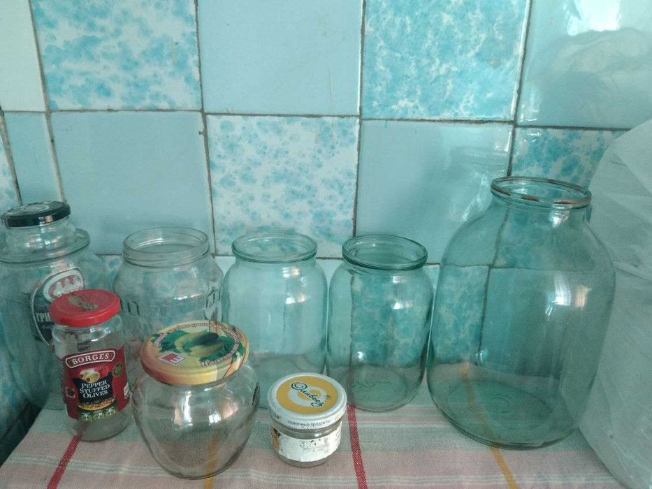 банки,  балоны, бутылки для консервации