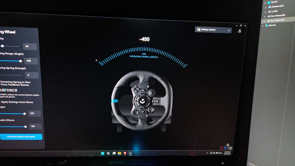 Volan Logitech G923 + Schimbator Logitech