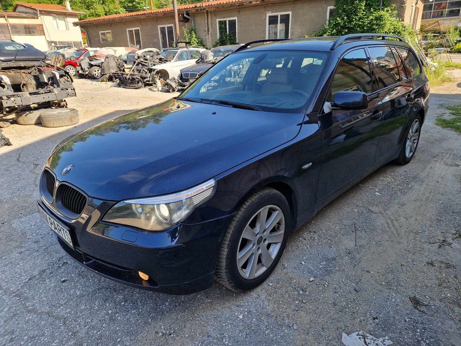 BMW E61 530XD 231кс Logic7 теглич панорама дистроник ръчка  НА ЧАСТИ!