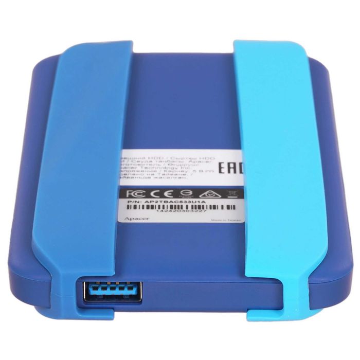 - Внешний жесткий диск 2TB Apacer AC533 2.5" USB 3.2 AP2TBAC533B-1