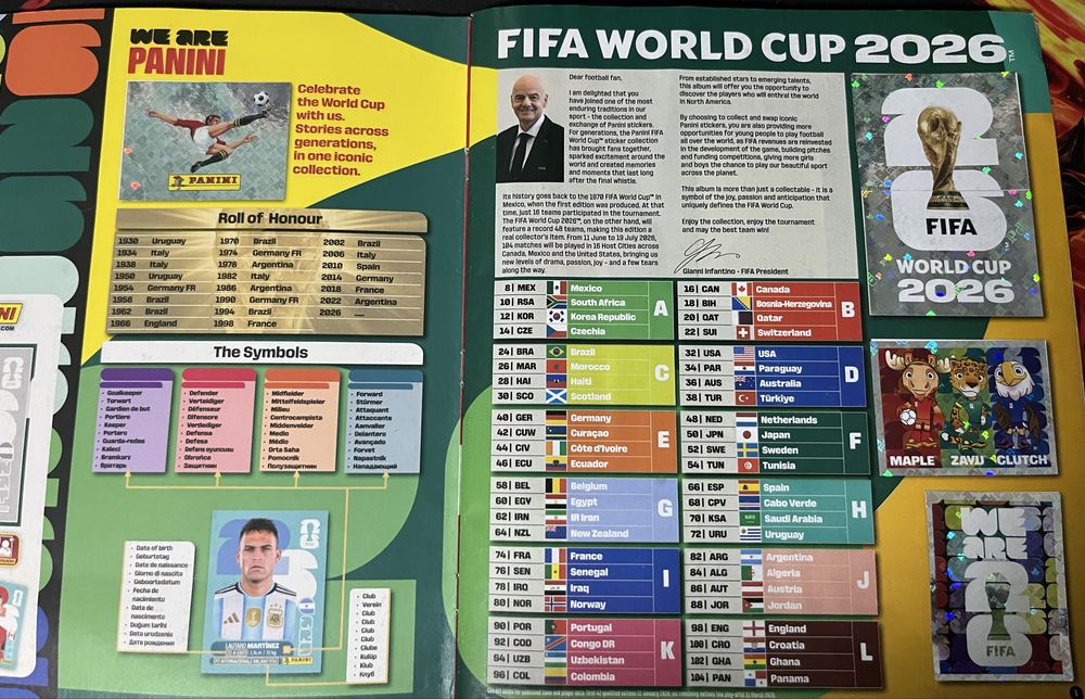 Албум FIFA WORLD CUP 2026 Panini