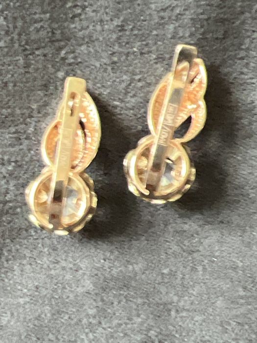 Золотые серьги Тюльпан, Российское произ. 585 пробы, 4,03 гр.