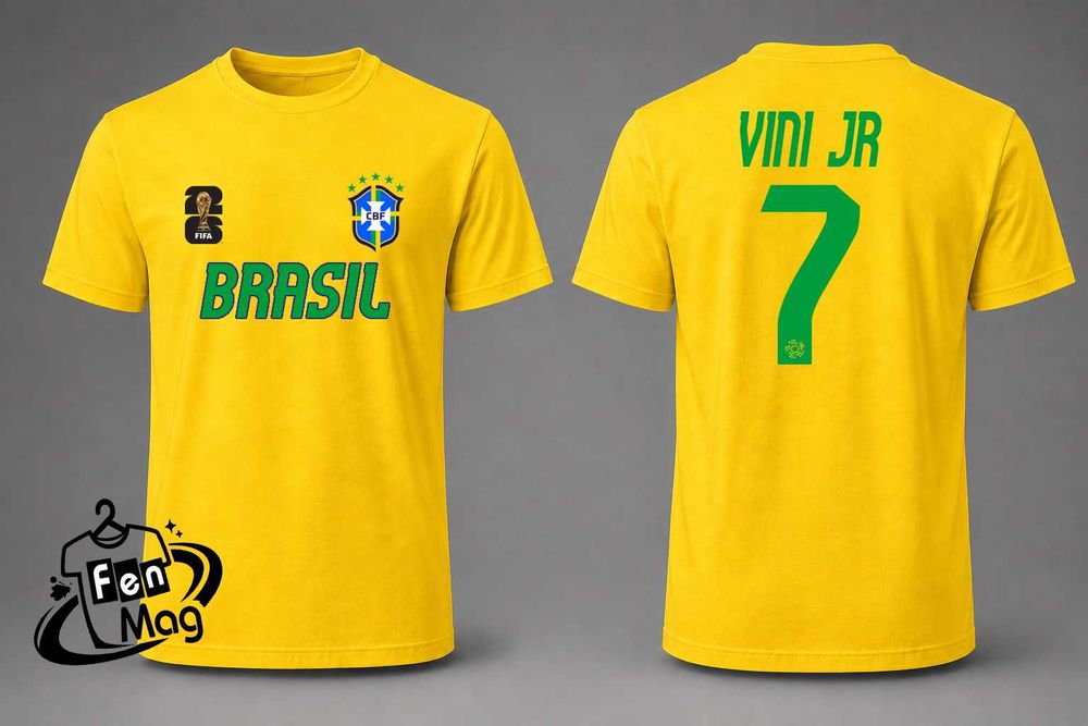 Футболна тениска на Бразилия World Cup 2026!Фен тениски BRASIL 2026