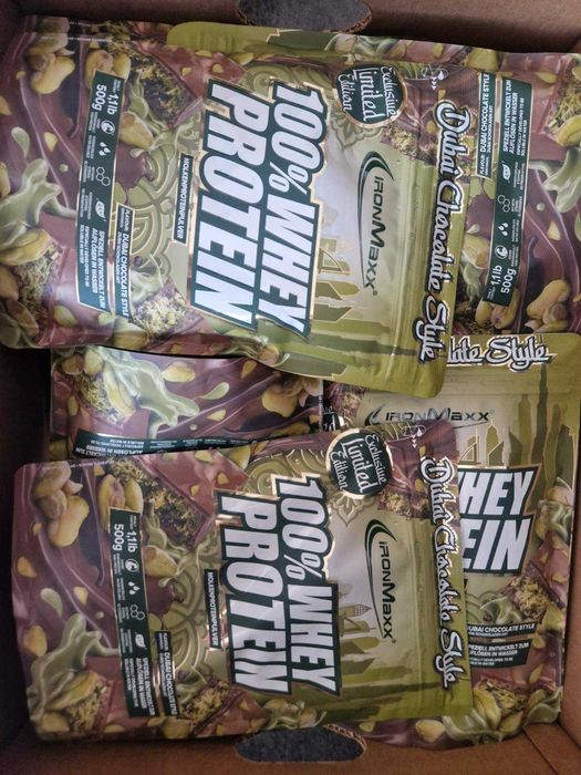 Суроватъчен Протеин IronMaxx 100 % Whey Protein 500 gr Dubai Style