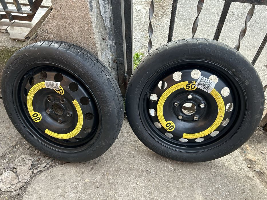 Rezerva slim 125 70 r16 5x112 vw , seat,skoda,