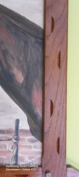 Картина за стена-маслени бои,рамка-дъб