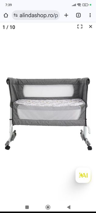 Pătuț atașabil pentru bebeluși