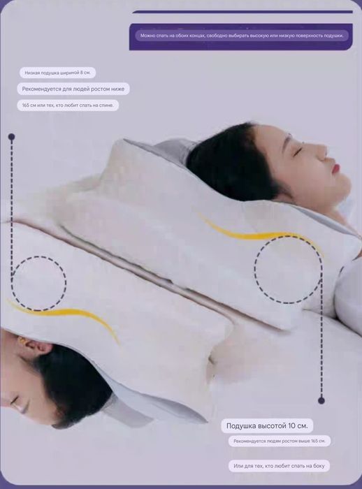 Подушка памяти для поддержки шеи бабочки