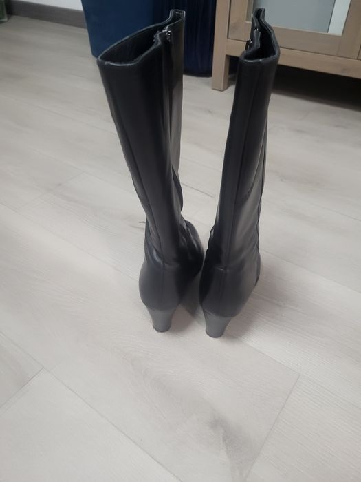 Cizme piele naturala imblanite