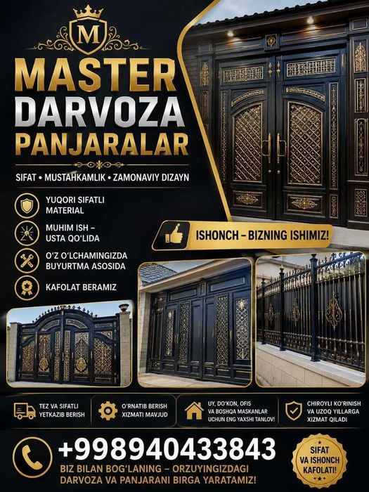 Darvoza perilla reshotka navesi