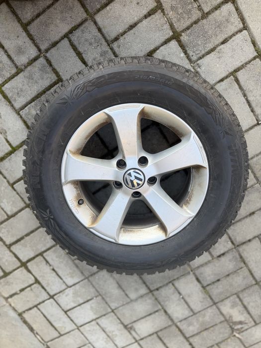 Jante Volkswagen + Cauciucuri iarna 215/65/16 5x112 ET33 Tiguan/Touran