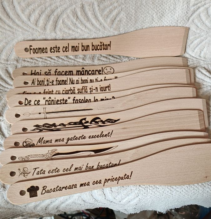 Gravura laser pe diferite materiale