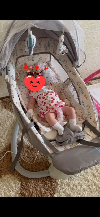 Продам шезлонг электрический детский