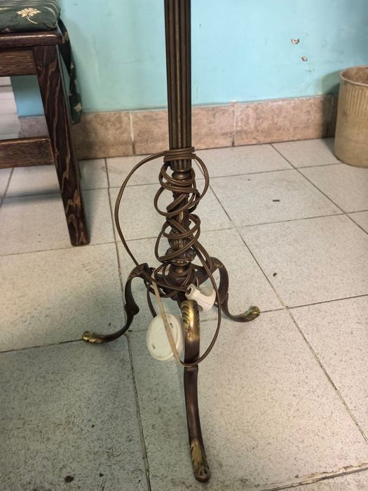 Бронзов Старинен Лампион