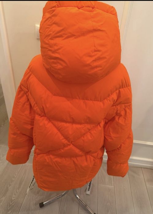 Geacă cu puf KHRISJOY – oversized, portocaliu
