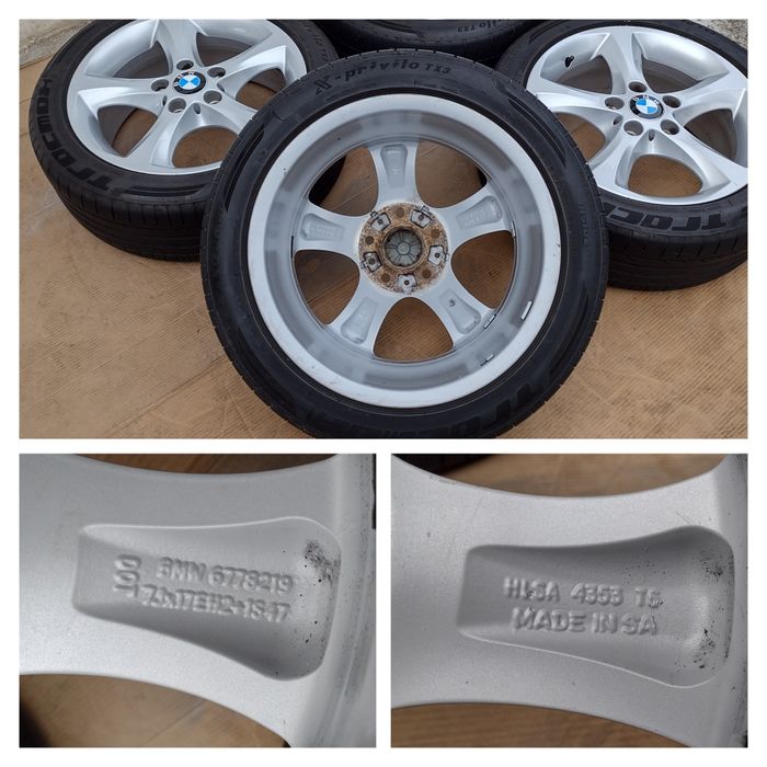 Jante 17 BMW  + anvelope de vara 205 50 R17