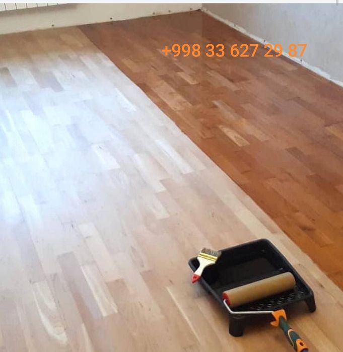 Шлифовка пол паркет ремонт Келишилган нархлар