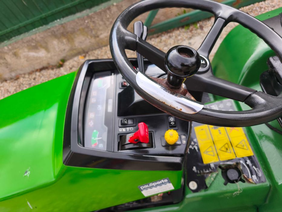 John Deere 455 cu lamă hidraulica Tractor tractoras de tuns iarbă gazon