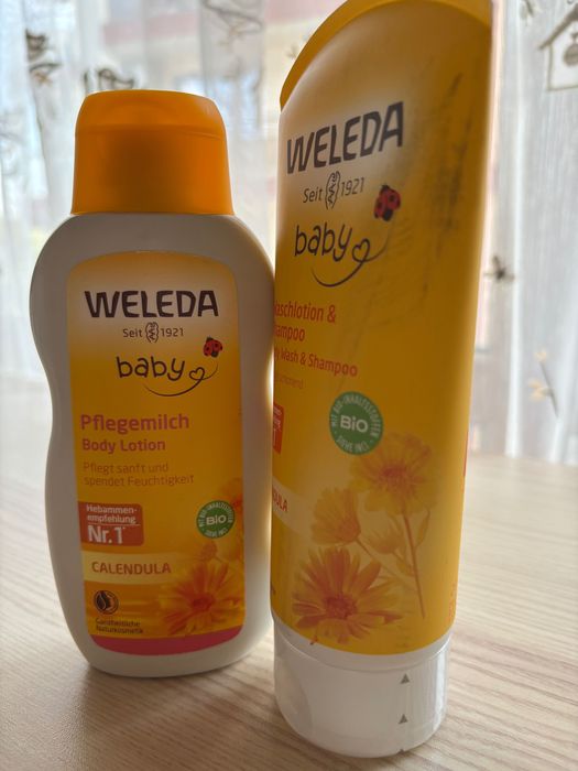 Душ-гел и лосион Weleda