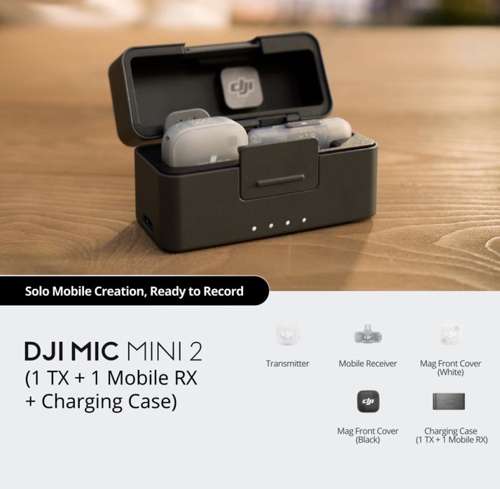DJI Mic Mini 2 (1 TX / 1 RX / Charging Case) Микрофон