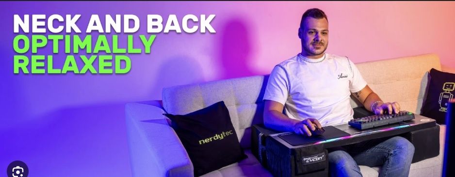 Couchmaster Cycon Samurai edition horizonlight bar ergonomic lap desk