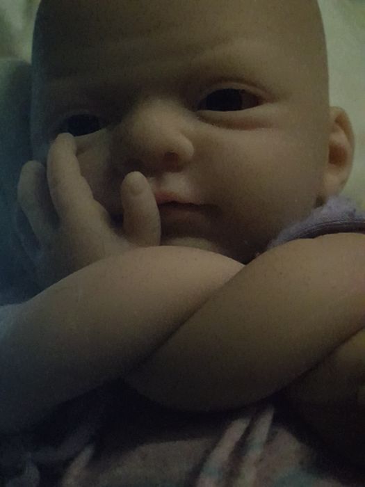 Papusa realista,moale din silicon 30cm