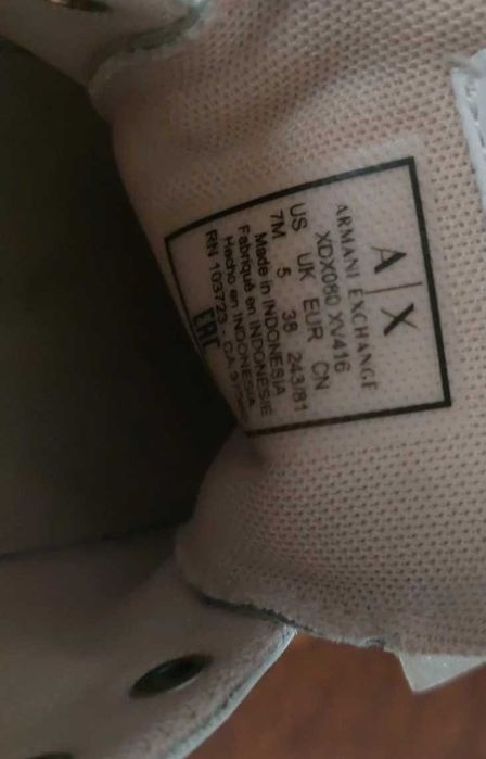 Adidasi Emporio Armani din piele nr 38