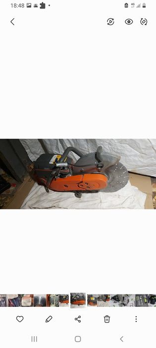 Makita 400 mm husqvarna 770 drujba beton