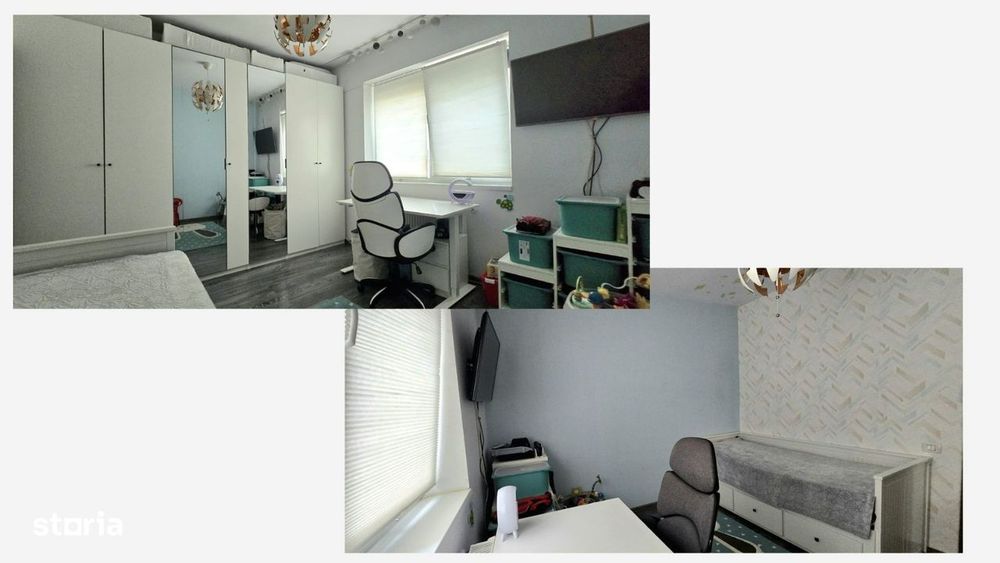 Apartament 3 camere cu  Curte