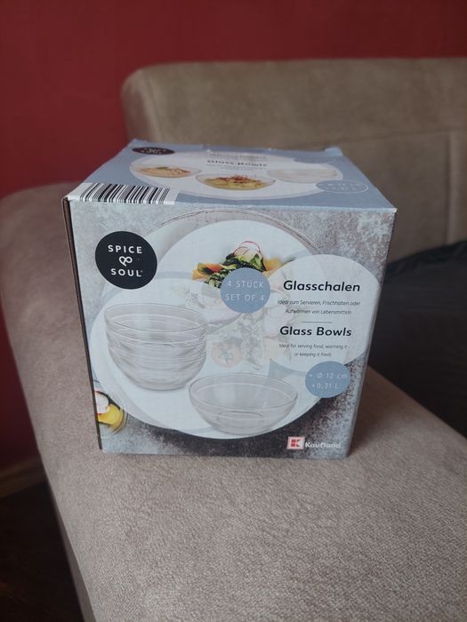 Стъклени купи 12см, 0.31л