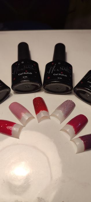 Продам гель лаки свето отражающие и с паталью