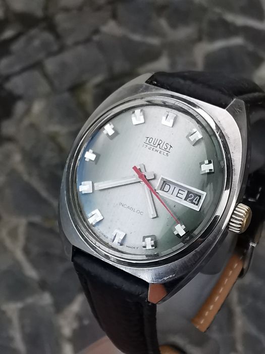 Ceas Tourist Calendar - Manual - 36 mm - Funcționează excelent!