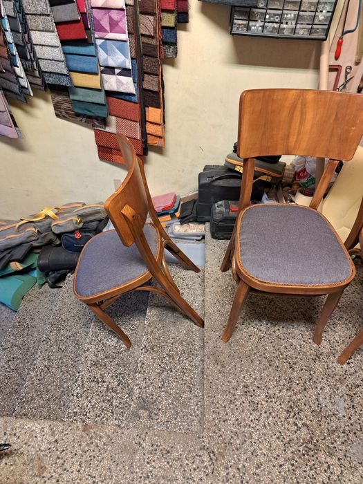 Продавам 6.стола от бук боядисани претапицирани 0889933868