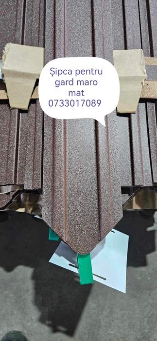 Oferta Șipcă Metalică Gard Vopsită 0.50 mm