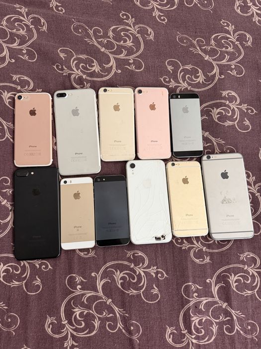 Lot telefoane 9 bucati Apple Iphone  Se 8 ,8 plus 7 xr 6 plus defecte de piese