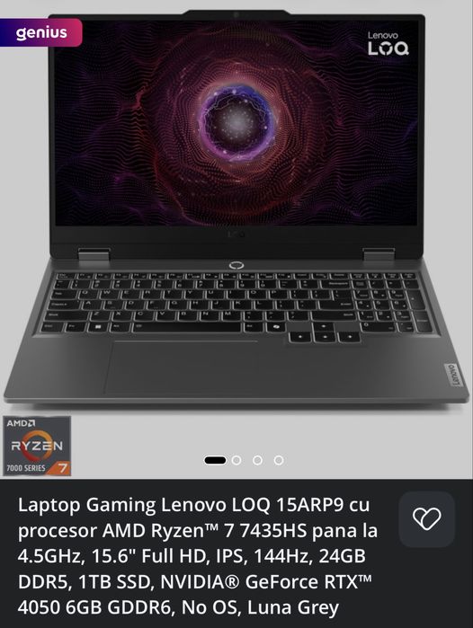 Laptop Lenovo LOQ defect
