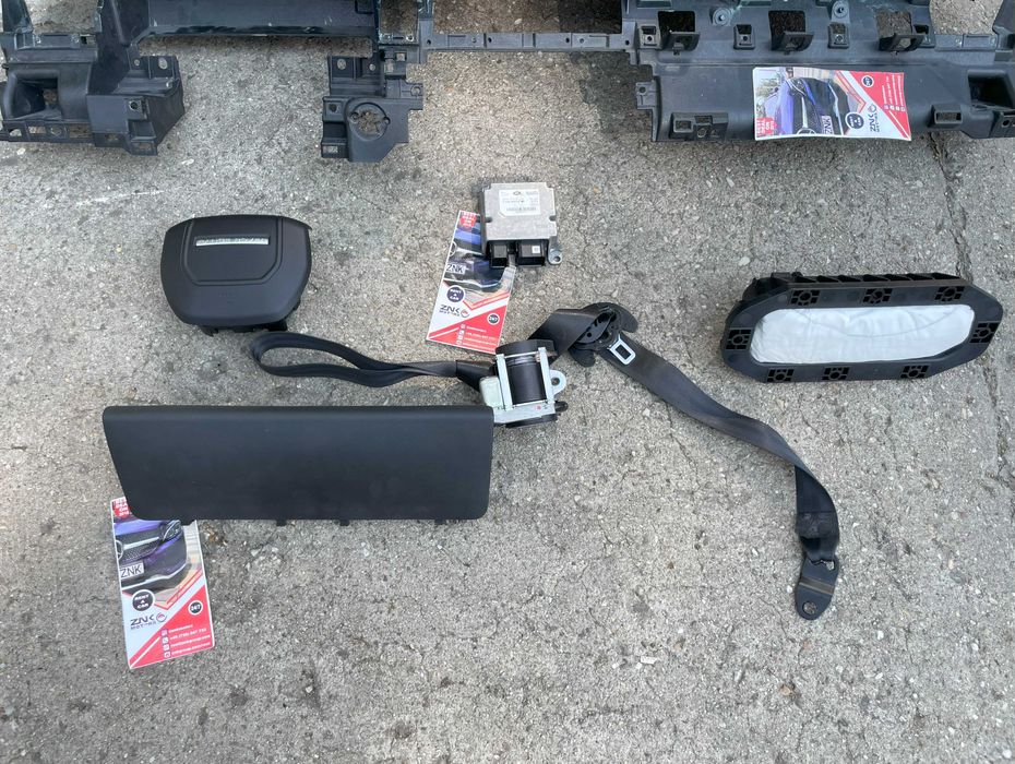Evoque - plansa de bord - kit airbag volan pasager genunchi - centuri
